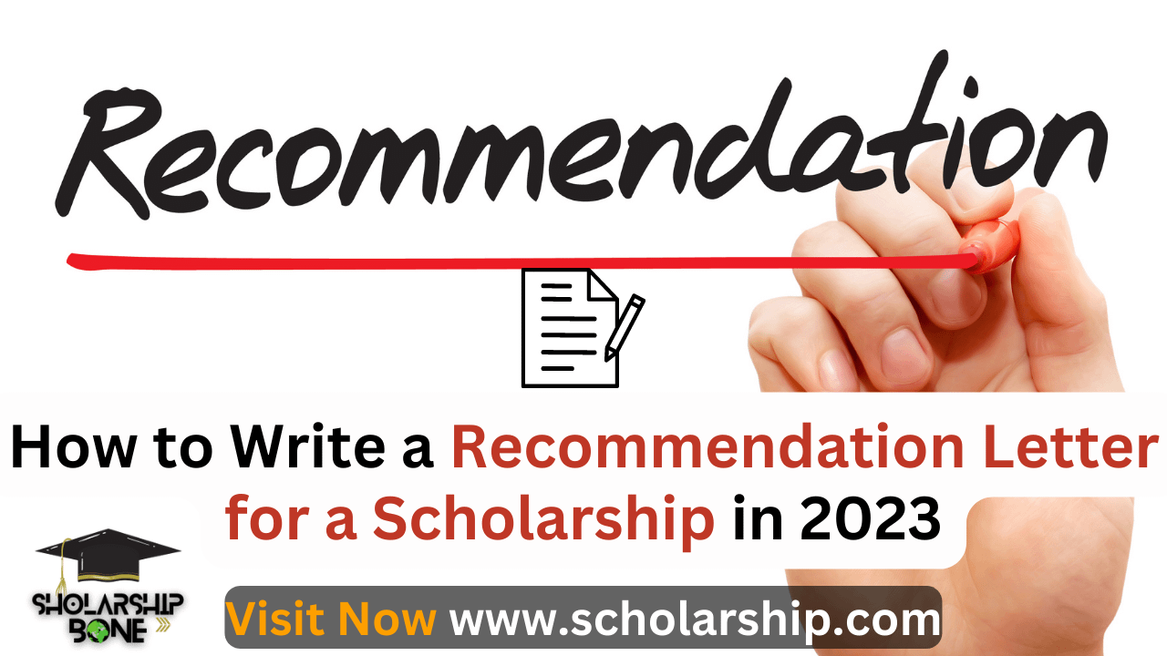 How to Write a Recommendation Letter for a Scholarship in 2023