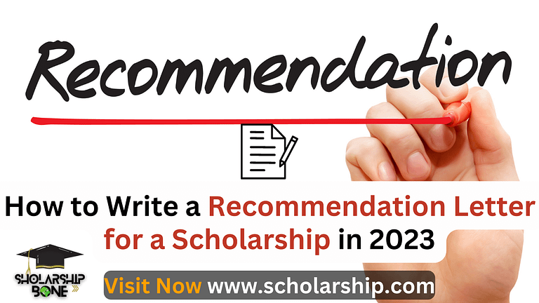 How to Write a Recommendation Letter for a Scholarship in 2023| Master the Art