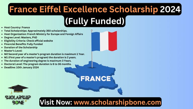 France Eiffel Excellence Scholarship 2024 (Fully Funded) | Apply Now