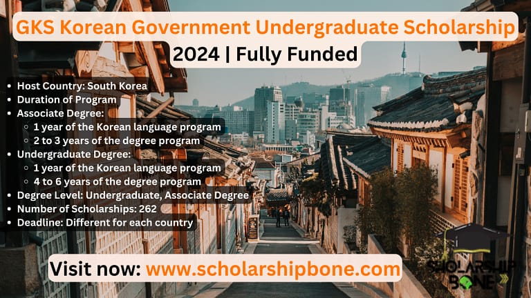 GKS Korean Government Undergraduate Scholarship 2024 | Fully Funded