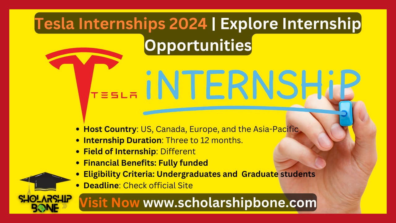 Tesla Internships 2024 Explore Internship Opportunities Scholarshipbone